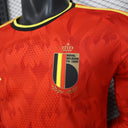 Maillot Belgique 2026 Domicile Player Version Manches Longues – Coupe du Monde