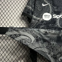Maillot foot FC Barcelone noir concept 2024 2025