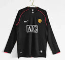 Maillot 07-08 Manchester United Exterieur Manches Longues